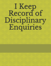Disciplinary Enquiry